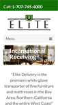 Mobile Screenshot of elitedelivery.net